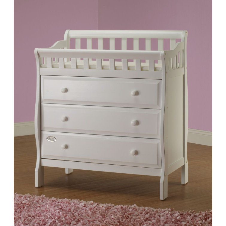 Harriet Bee Oneman Changing Table Dresser with Pad & Reviews Wayfair